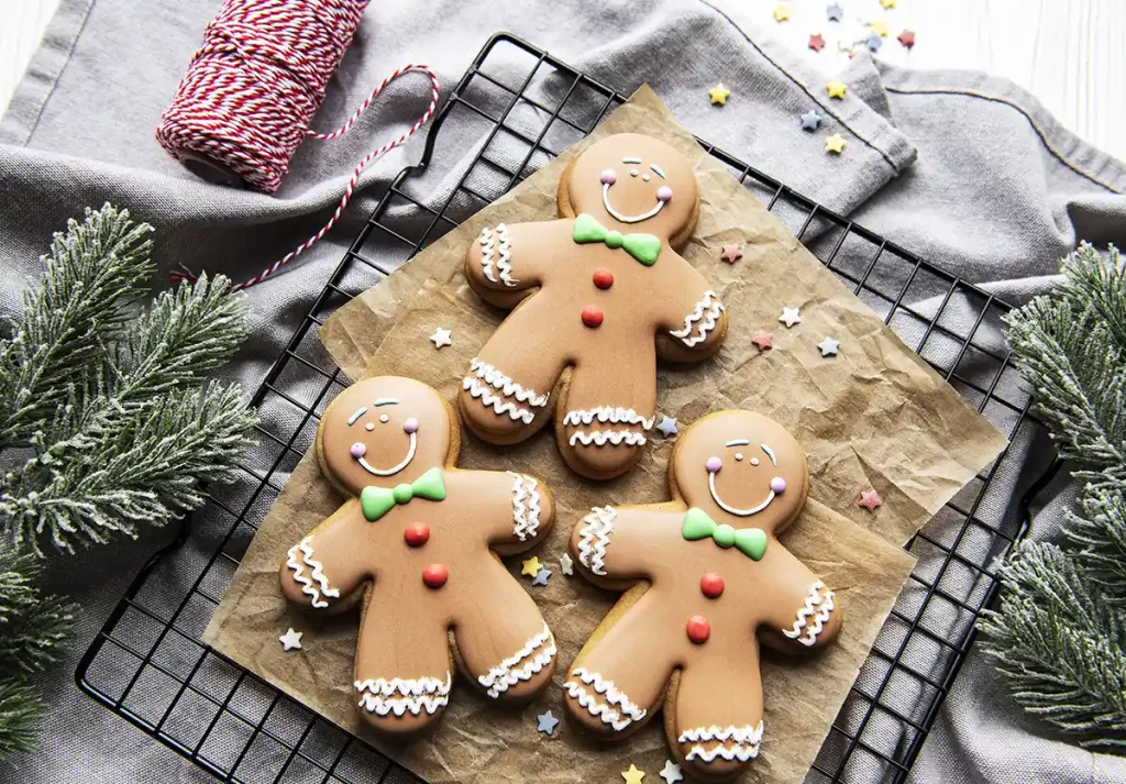 Gluten-free gingerbread cookies.